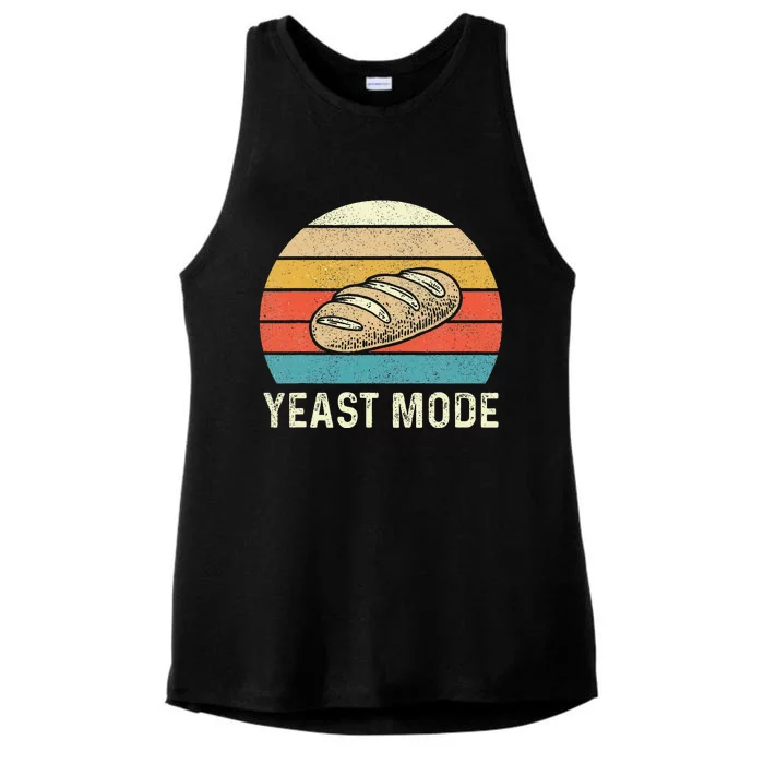 Vintage Retro Yeast Mode Bread Baking Baker Bakery Sourdough Ladies Tri-Blend Wicking Tank