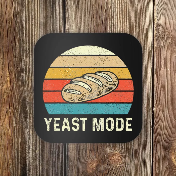 Vintage Retro Yeast Mode Bread Baking Baker Bakery Sourdough Coaster