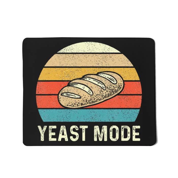 Vintage Retro Yeast Mode Bread Baking Baker Bakery Sourdough Mousepad