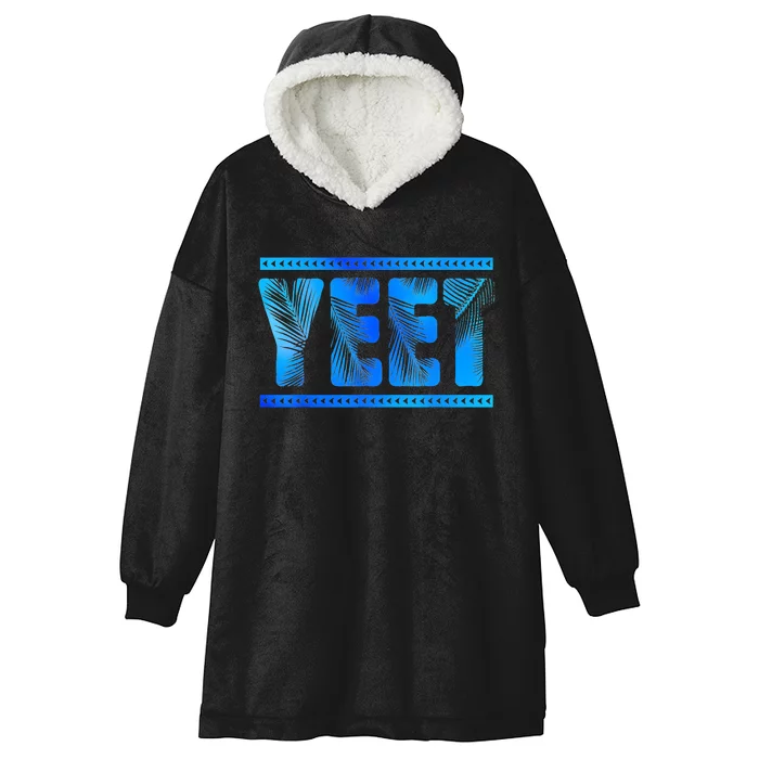 Vintage Retro Yeet S Yeet Ww Quotes Design Hooded Wearable Blanket