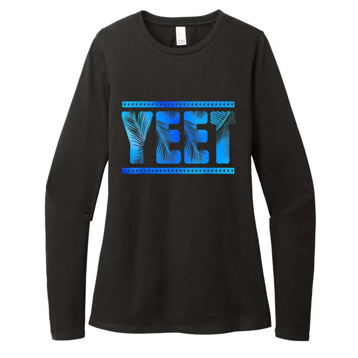 Vintage Retro Yeet S Yeet Ww Quotes Design Womens CVC Long Sleeve Shirt