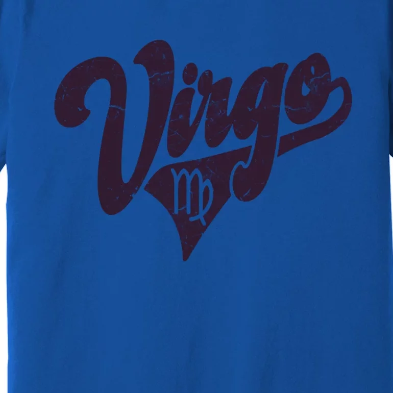 Virgo Retro Zodiac Astrology Horoscope Virgo Cool Gift Premium T-Shirt