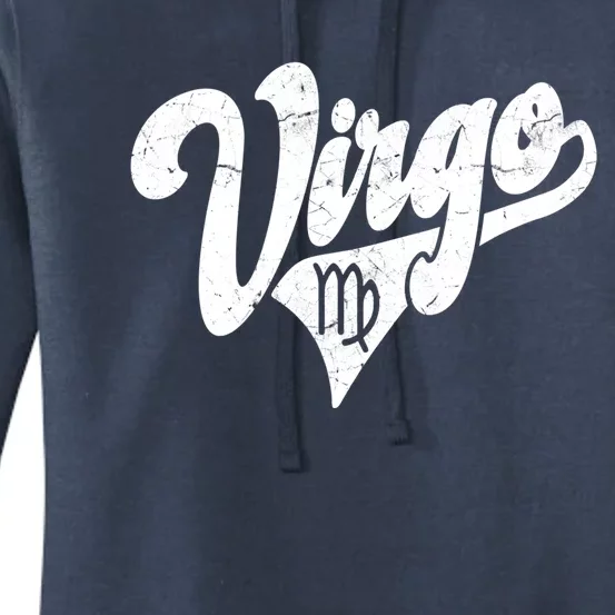 Virgo Retro Zodiac Astrology Horoscope Virgo Cool Gift Women's Pullover Hoodie