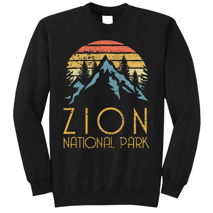 Vintage Retro Zion National Park Utah Sweatshirt