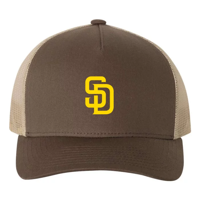 Vintage Style 1969 San Diego Padres Yupoong Adult 5-Panel Trucker Hat