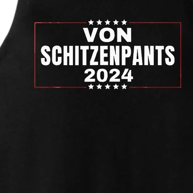 Von Shitzenpants 2024 Funny Trump Nickname Ladies Tri-Blend Wicking Tank