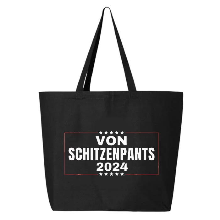 Von Shitzenpants 2024 Funny Trump 25L Jumbo Tote