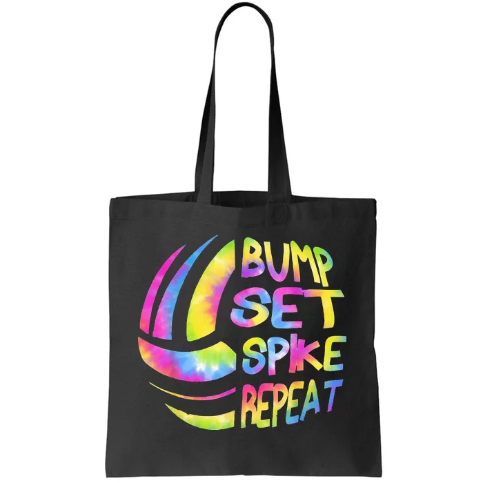 Volleyball Stuff Attire Tie Dye Gift For A Player Tote Bag