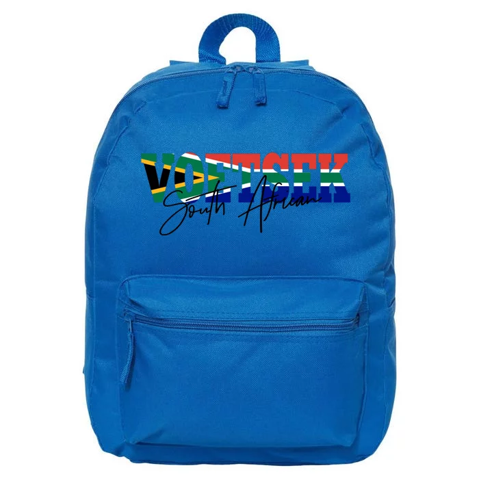 Voetsek South African Gift 16 in Basic Backpack