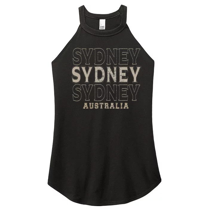 Vintage Sydney Australia Women’s Perfect Tri Rocker Tank