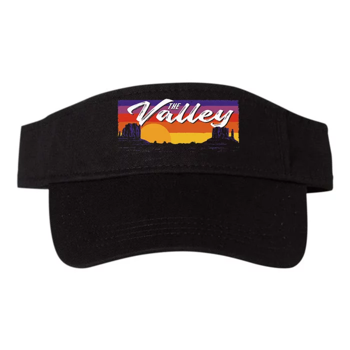 Vintage Sunset Arizona Classic Phoenix Arizona Valucap Bio-Washed Visor