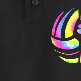 Volleyball Stuff Attire Tie Dye A Teen Girl Player Dry Zone Grid Performance Polo