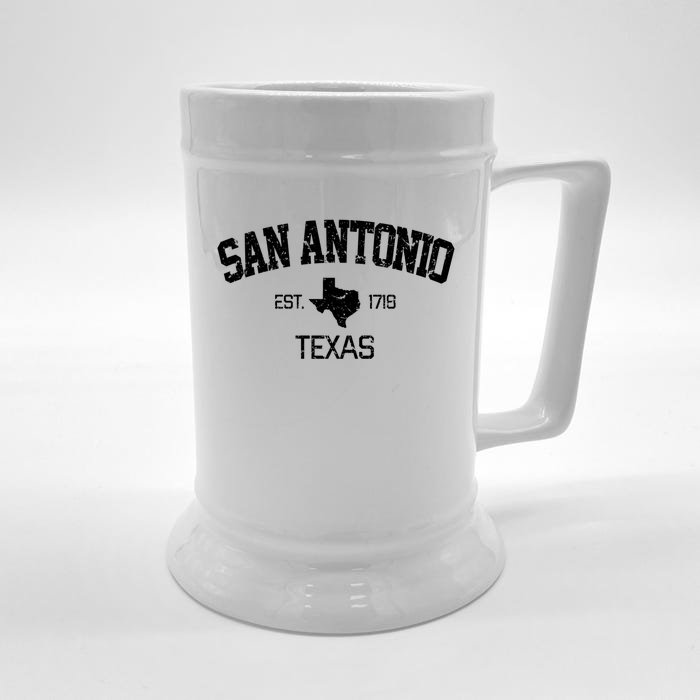 Vintage San Antonio Texas Est 1718 Souvenir Gift Cool Gift Front & Back Beer Stein