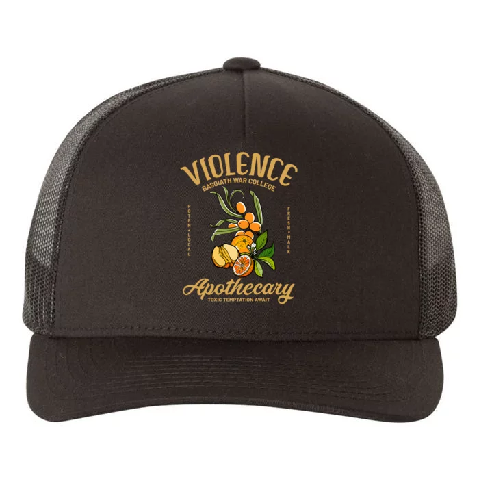 Violet Sorrengail Apothecary Basgiath War College Fourth Wing Dragon Rider Yupoong Adult 5-Panel Trucker Hat