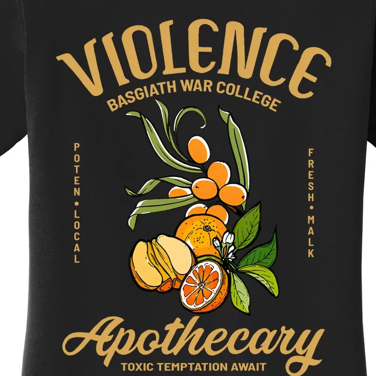 Violet Sorrengail Apothecary Basgiath War College Fourth Wing Dragon Rider Women's T-Shirt