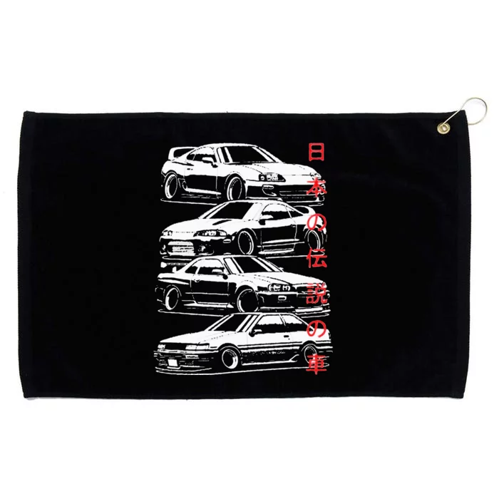 Vintage Skyline Automotive Jdm Legend Tuning Car Grommeted Golf Towel