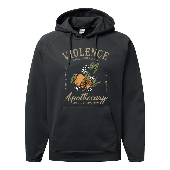 Violet Sorrengail Apothecary Rebecca Basgiath War Performance Fleece Hoodie