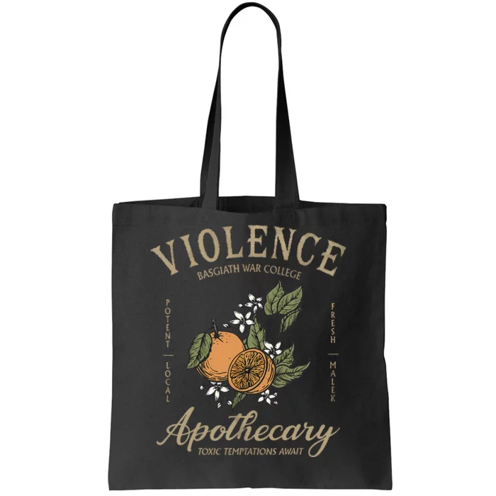 Violet Sorrengail Apothecary Rebecca Basgiath War Tote Bag