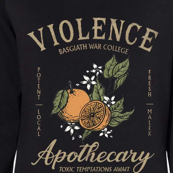 Violet Sorrengail Apothecary Rebecca Basgiath War Womens California Wash Sweatshirt