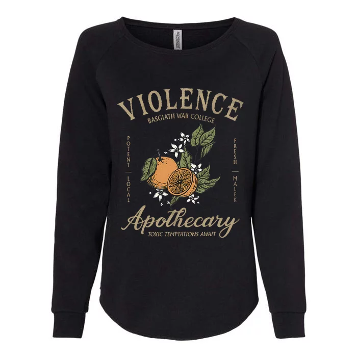 Violet Sorrengail Apothecary Rebecca Basgiath War Womens California Wash Sweatshirt