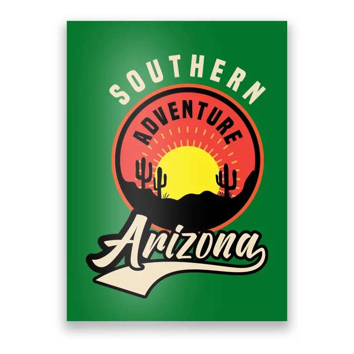 Vintage Southern Arizona Retro Poster