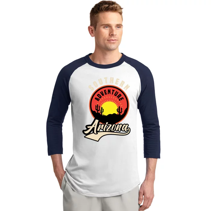 Vintage Southern Arizona Retro Baseball Sleeve Shirt