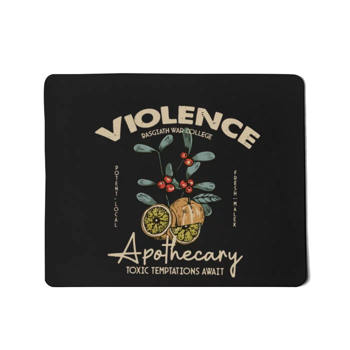 Violet Sorrengail Apothecary Book Lover Fourth Wing Mousepad