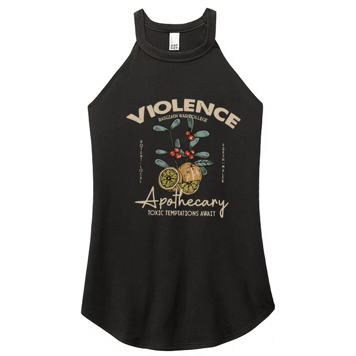 Violet Sorrengail Apothecary Book Lover Fourth Wing Women’s Perfect Tri Rocker Tank