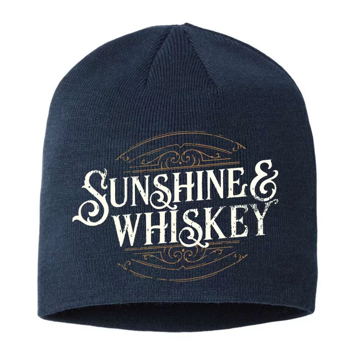 Vintage Sunshine And Whiskey Country Drinking 8 1/2in Sustainable Knit Beanie