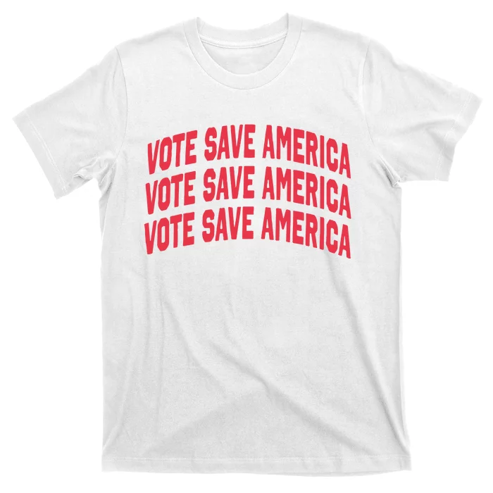 Vote Save America Letterman T-Shirt