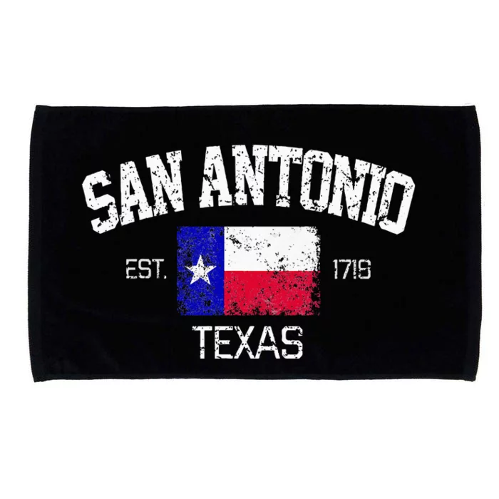 Vintage San Antonio Texas Est 1718 Souvenir Microfiber Hand Towel