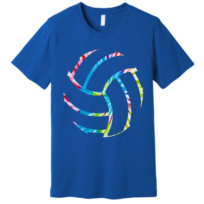 Volleyball Stuff Attire Tie Dye Gift For A Teen Player Meaningful Gift Premium T-Shirt