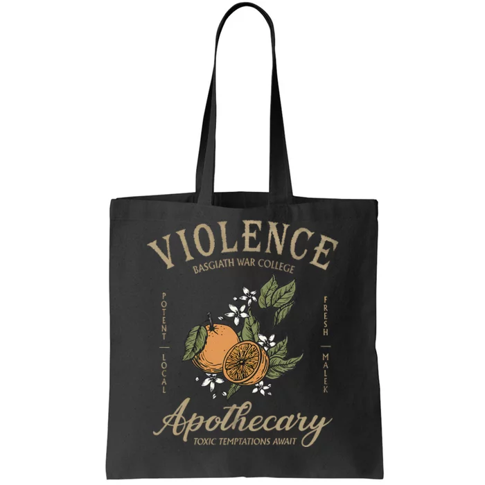 Violet Sorrengail Apothecary Rebecca Basgiath War College Tote Bag