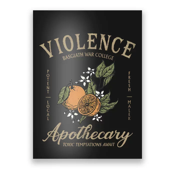 Violet Sorrengail Apothecary Rebecca Basgiath War College Poster