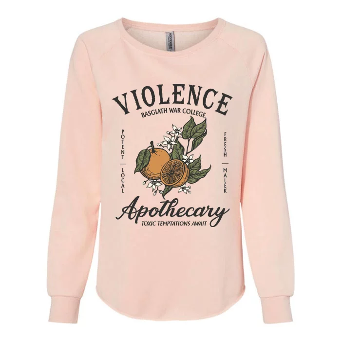 Violet Sorrengail Apothecary Basgiath War Womens California Wash Sweatshirt