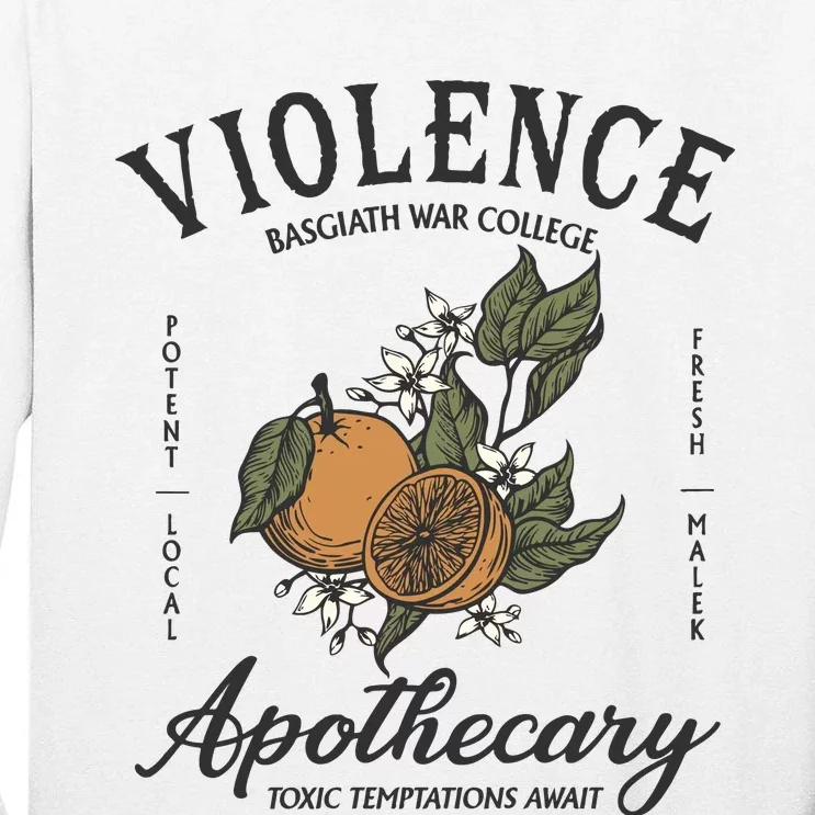 Violet Sorrengail Apothecary Basgiath War Tall Long Sleeve T-Shirt