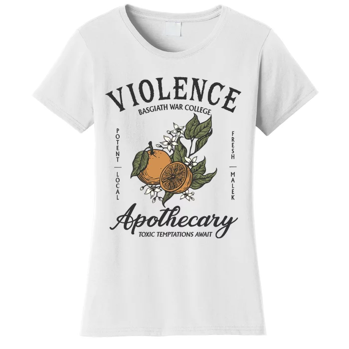 Violet Sorrengail Apothecary Basgiath War Women's T-Shirt