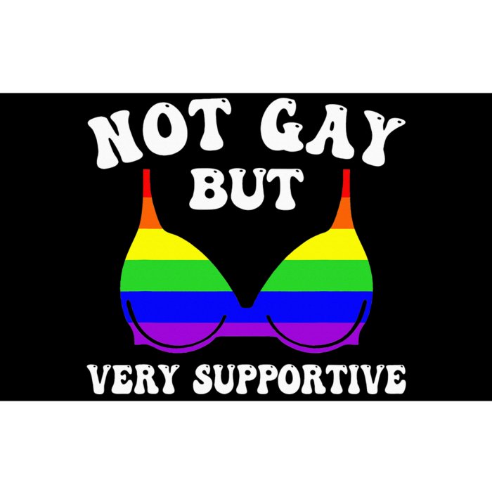 Very Supportive Ally Funny LGBT LGBTQ Bumper Sticker