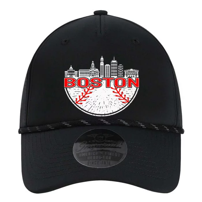 Vintage Style Boston Baseball Tee Performance The Dyno Cap