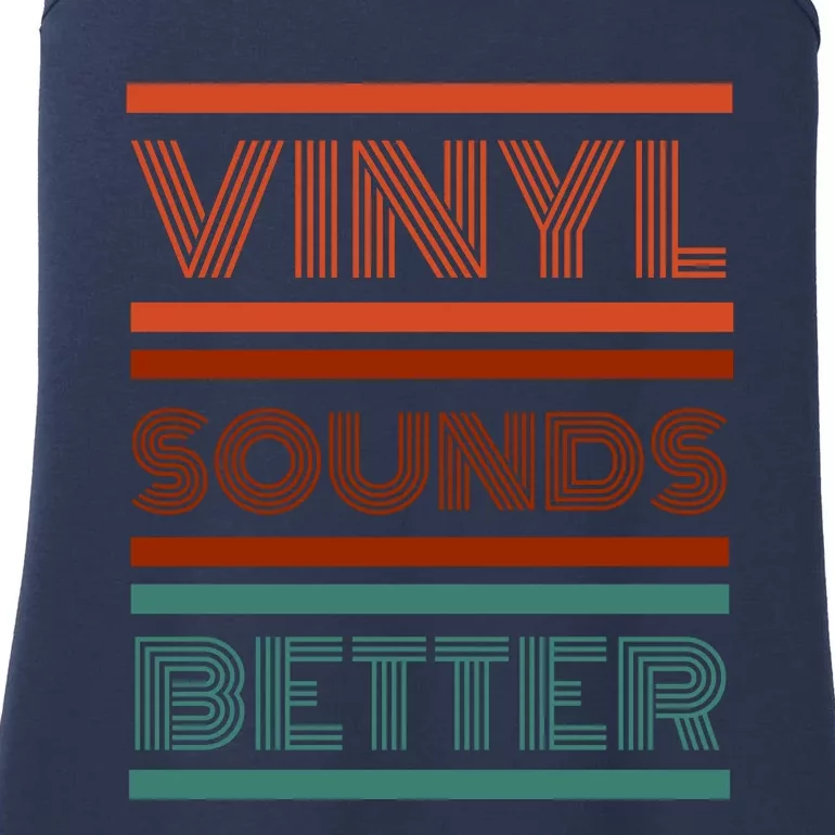 Vinyl Sounds Better Ladies Essential Tank