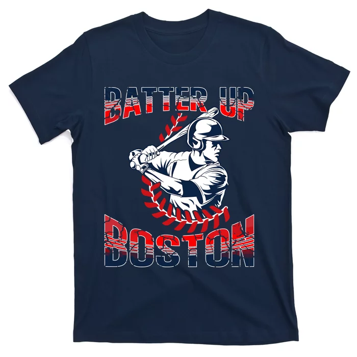 Vintage Style Batter Boston Baseball T-Shirt