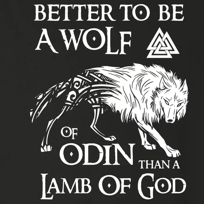 Viking Shirt, Better Be A Wolf Of Odin Norse Mythology Pullover Toddler Long Sleeve Shirt