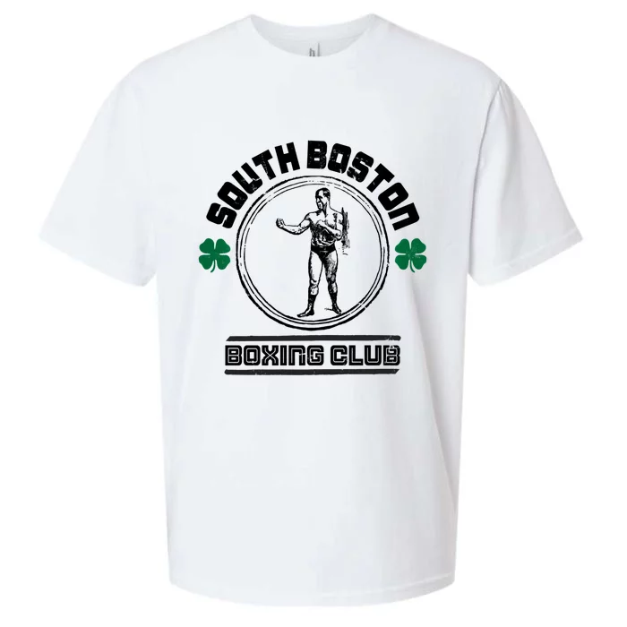 Vintage South Boston Boxing Club Boxing Meaningful Gift Sueded Cloud Jersey T-Shirt