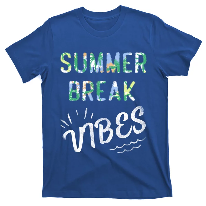 Vacay Summer Brake Vibes Vacation Tee Beach Palms Cruise Tee Meaningful Gift T-Shirt