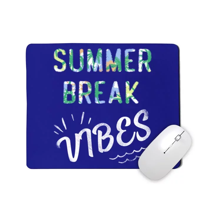 Vacay Summer Brake Vibes Vacation Tee Beach Palms Cruise Tee Great Gift Mousepad