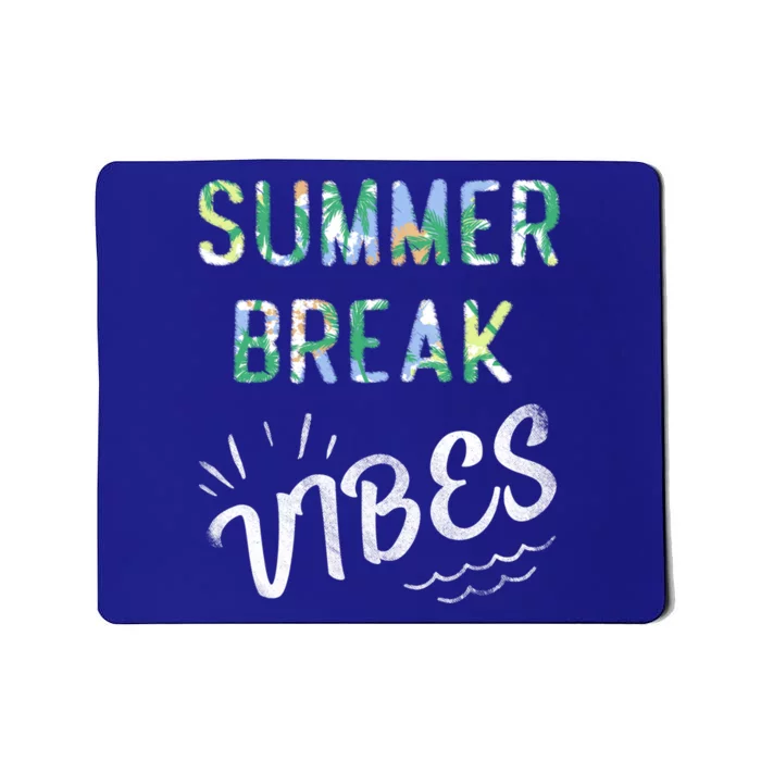 Vacay Summer Brake Vibes Vacation Tee Beach Palms Cruise Tee Great Gift Mousepad