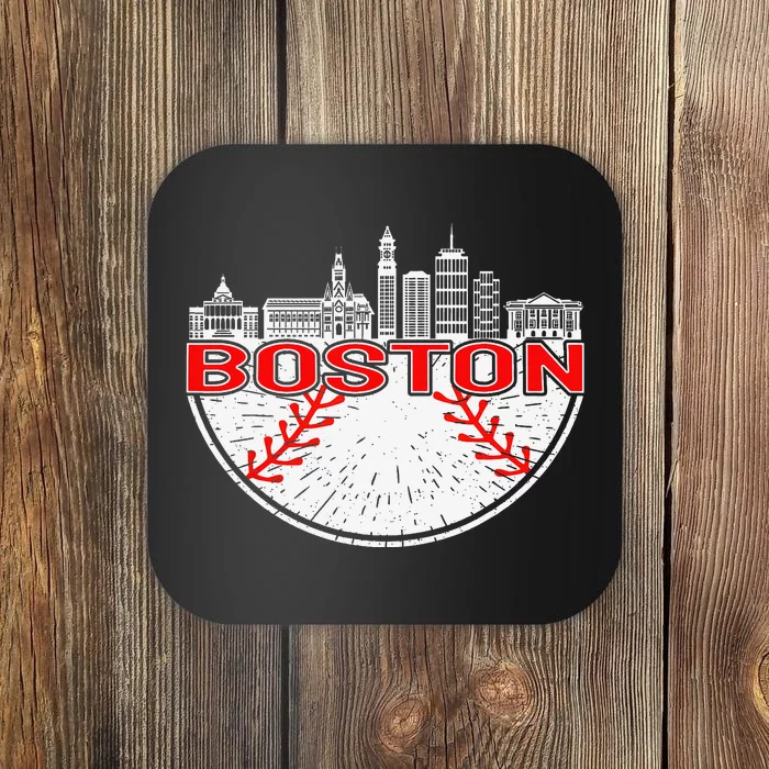 Vintage Style Boston Baseball Tee for Wo Coaster