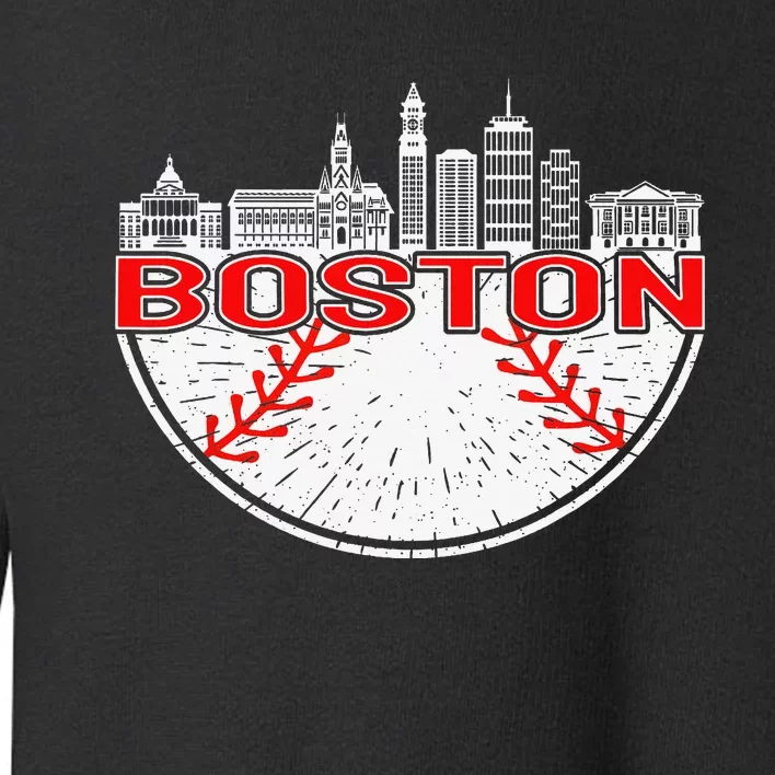 Vintage Style Boston Baseball Tee for Wo Toddler Sweatshirt