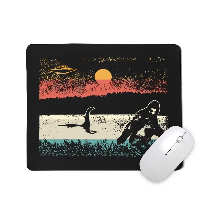 Vintage Sasquatch Bigfoot Mousepad