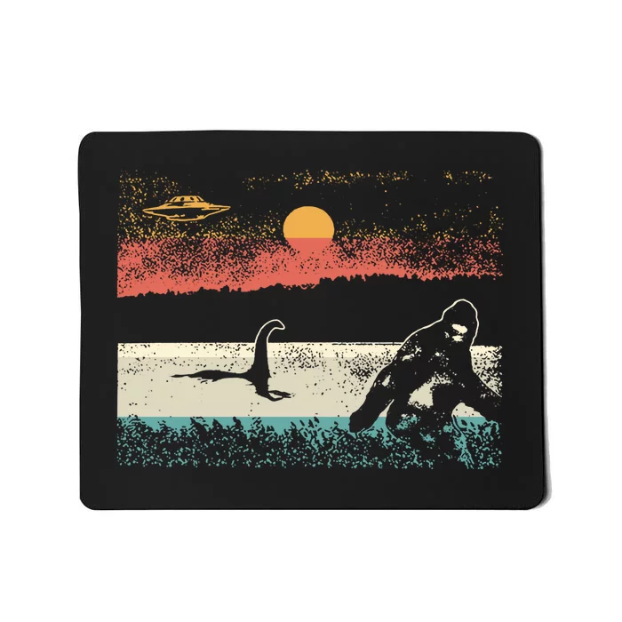 Vintage Sasquatch Bigfoot Mousepad